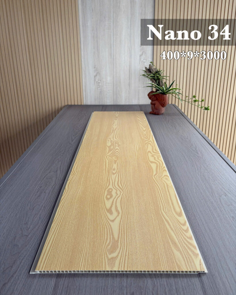 Tấm ốp Nano Nano 34 — Vàng gỗ