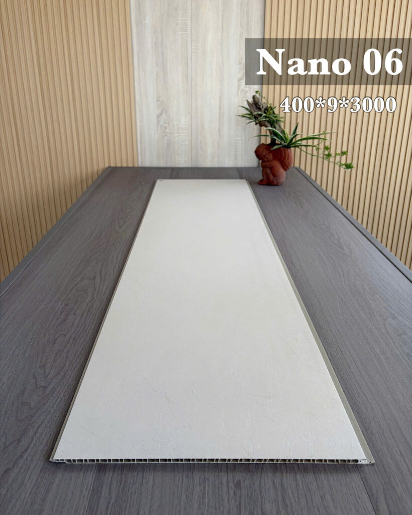 Tấm ốp Nano Nano 06 — Trắng vân đá