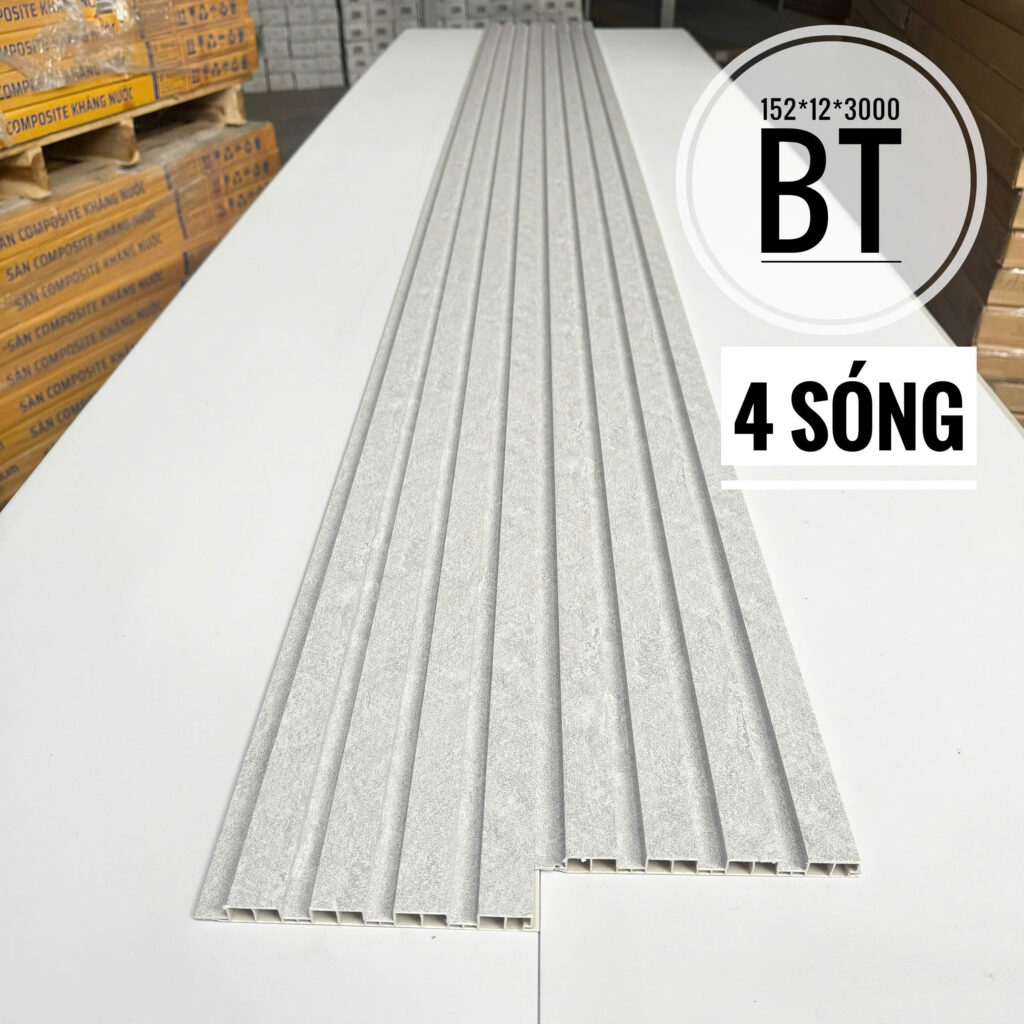 Lam sóng 4 sóng mã BT — Bê tông xám