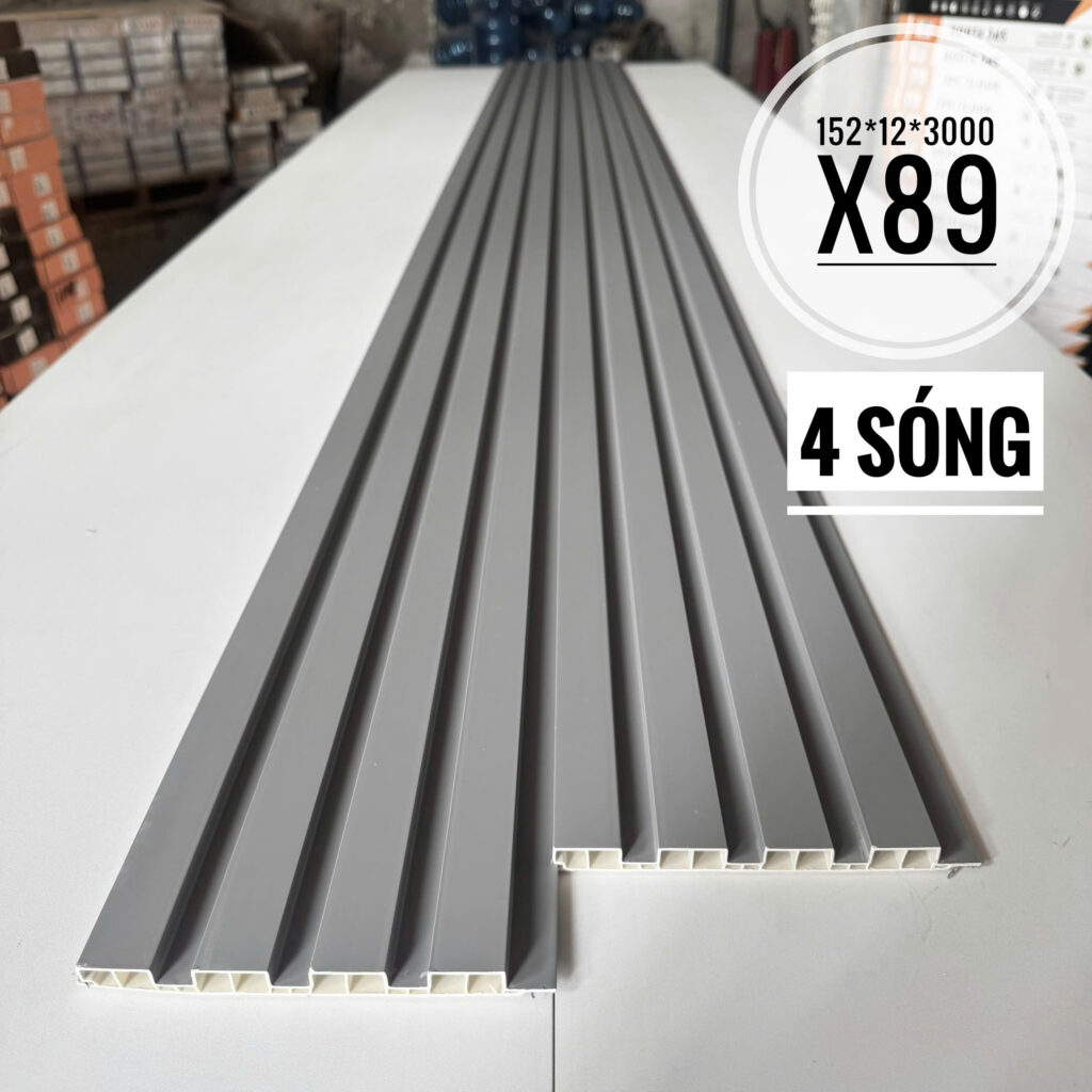 Lam sóng 4 sóng mã X89 — Xám đơn sắc