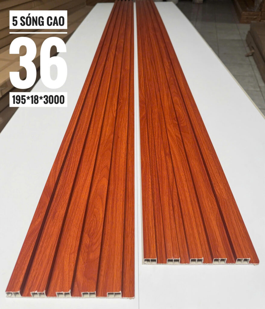 Lam sóng 5 sóng cao mã 36-18 — Gỗ đỏ