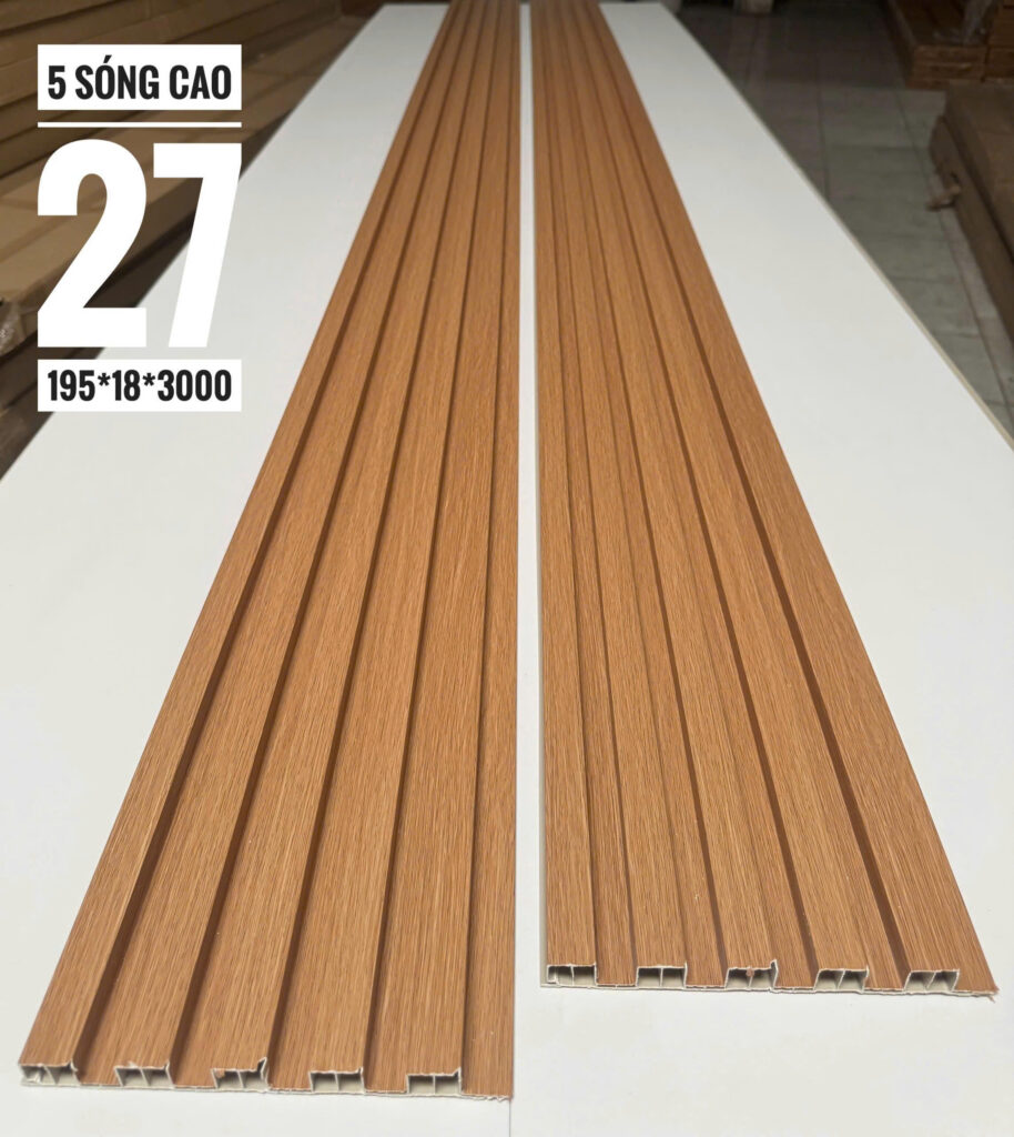 Lam sóng 5 sóng cao mã 27-18 — Gỗ nâu