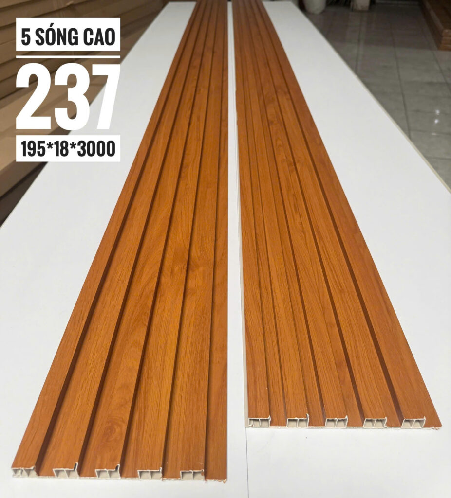 Lam sóng 5 sóng cao mã 237-18 — Gỗ sáng