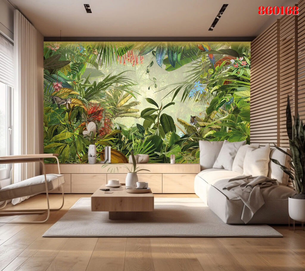Tranh tráng gương 860168 — Rừng hổ
