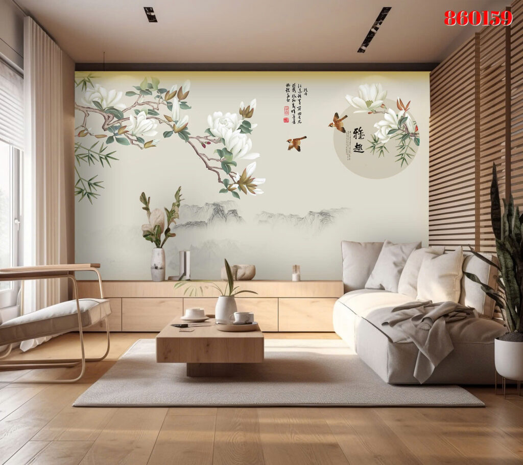 Tranh tráng gương 860159 — Mộc lan núi