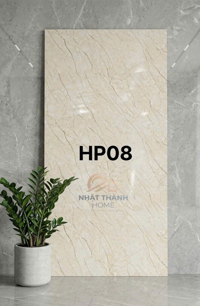 Tấm PVC vân đá Kem vân đá HP08