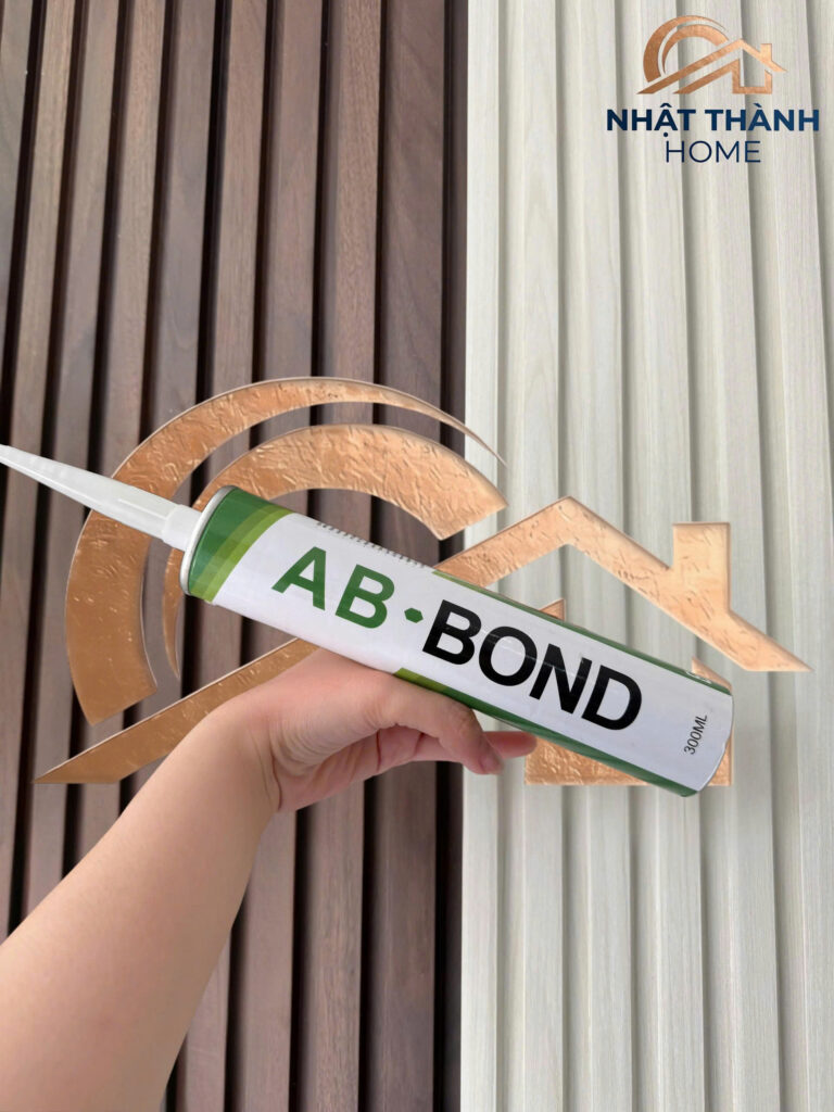 Keo AB Bond 300ml — dán tấm ốp Nano, PVC, lam sóng, phào chỉ