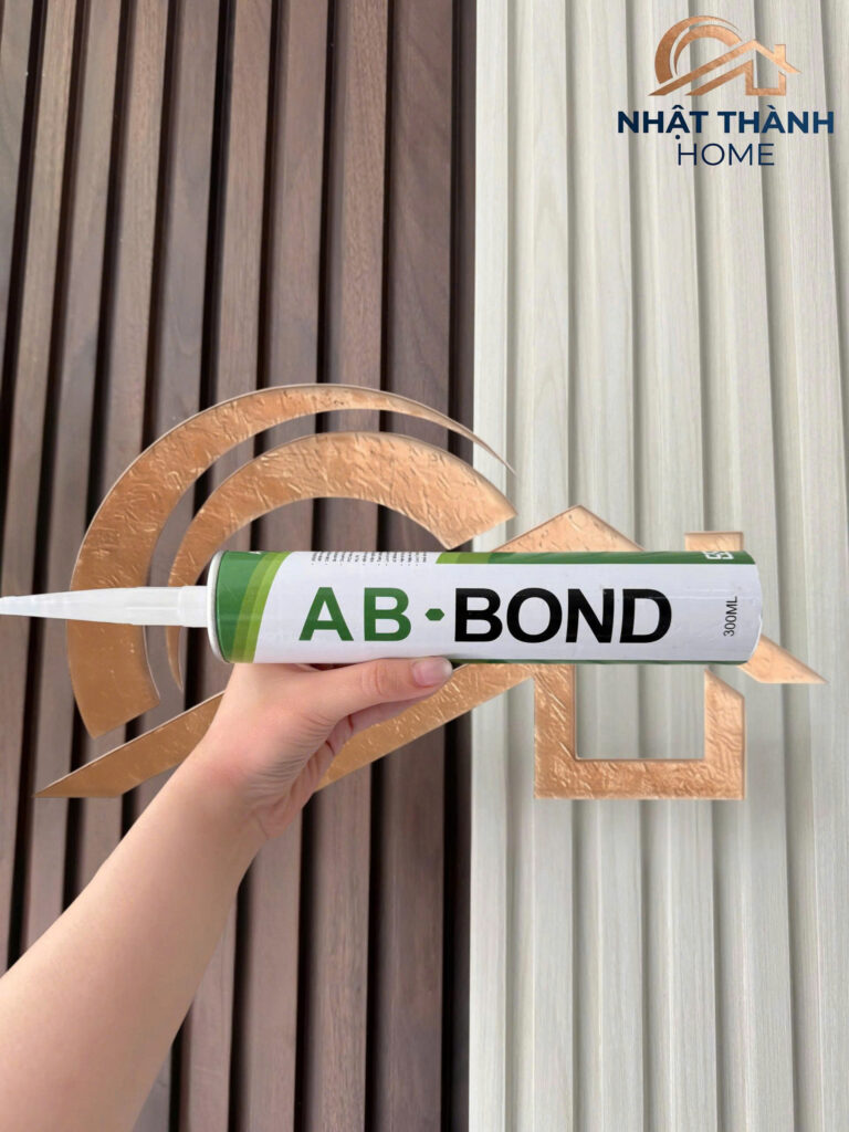 Keo AB Bond 300ml — dán tấm ốp Nano, PVC, lam sóng, phào chỉ