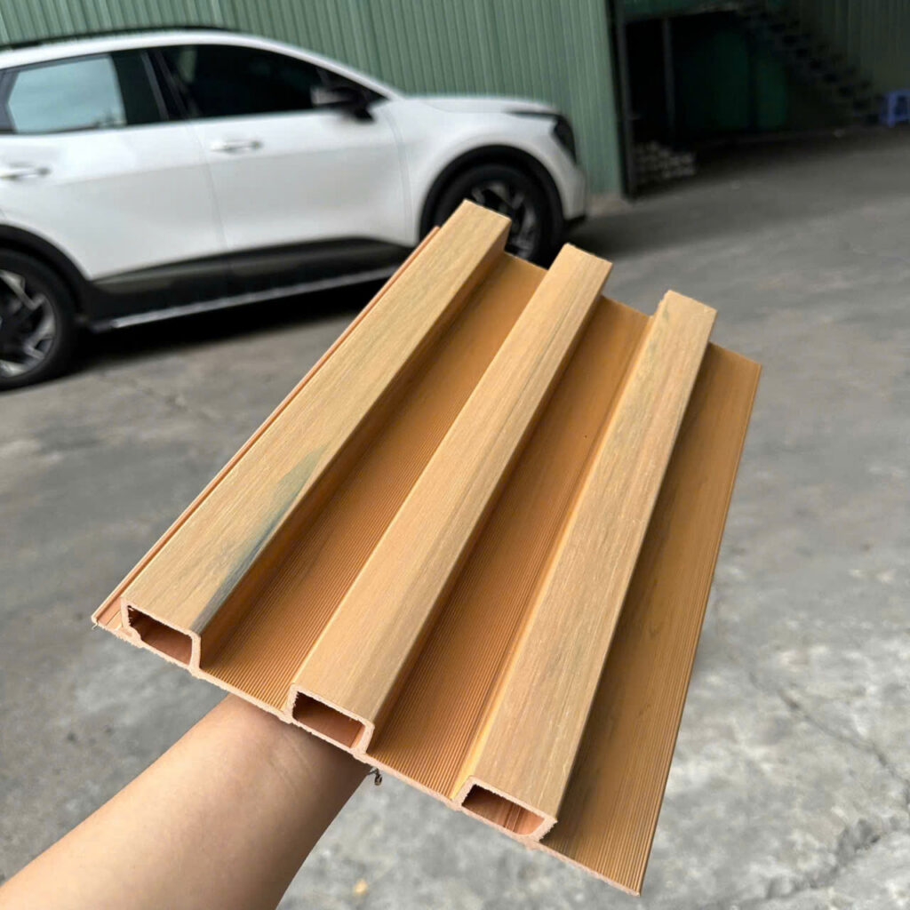 Lam 3 sóng ASA 159×21×2900 mm tông Teak — Nhật Thành Home