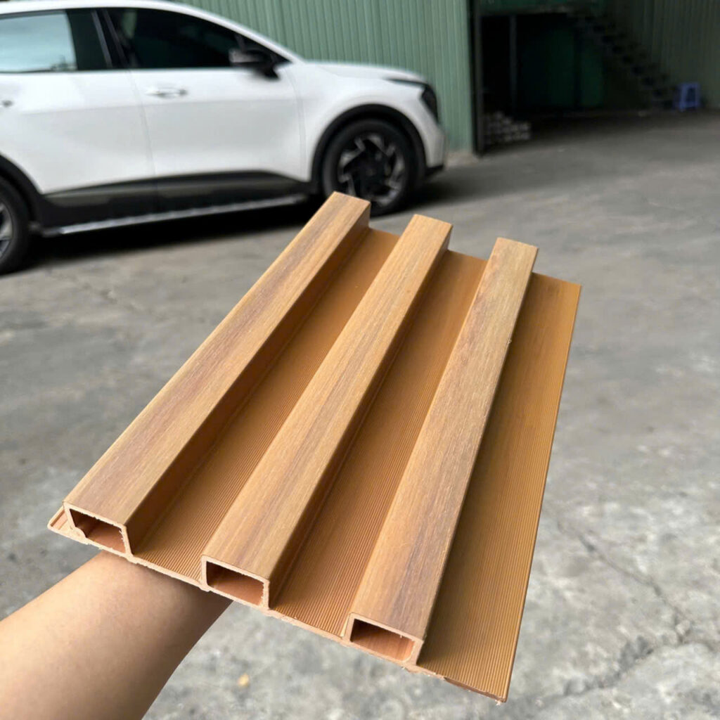 Lam 3 sóng ASA 159×21×2900 mm tông Teak nhạt — Nhật Thành Home