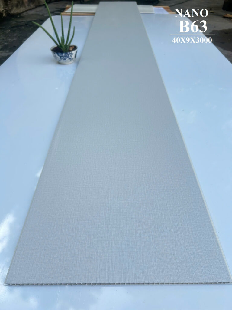 Tấm ốp Nano B63 — Xám nhạt