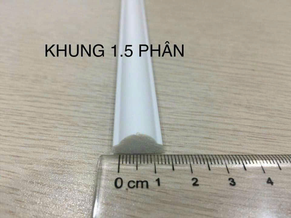 Phào chỉ nhựa PS trắng 1.5 cm — Nhật Thành Home