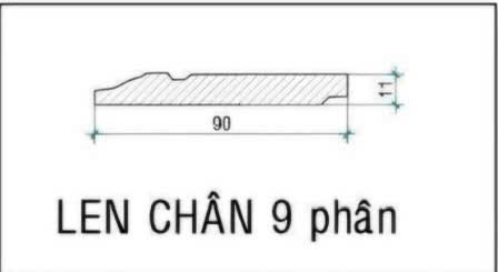 Phào chỉ nhựa PS trắng 9 cm — Nhật Thành Home