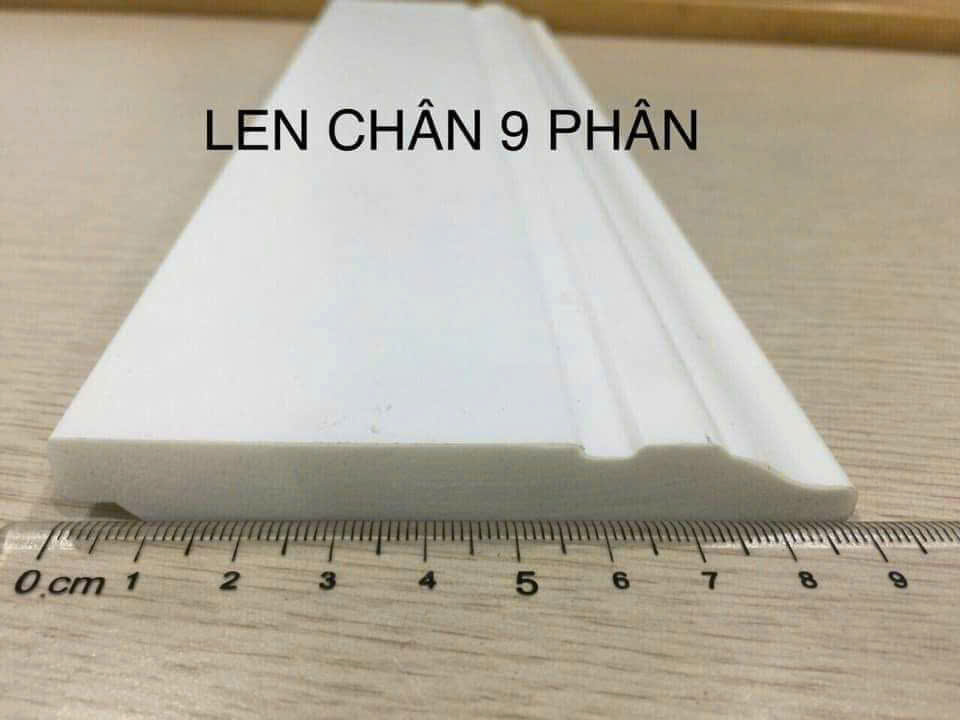 Phào chỉ nhựa PS trắng 9 cm — Nhật Thành Home
