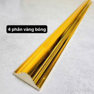 Phào chỉ nhựa PS vàng bóng 4 cm — Nhật Thành Home