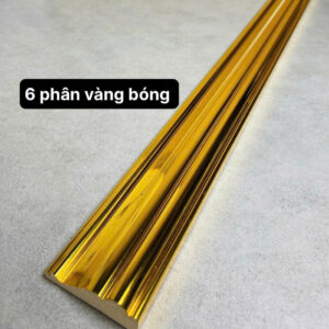 Phào chỉ nhựa PS vàng bóng 6 cm — Nhật Thành Home