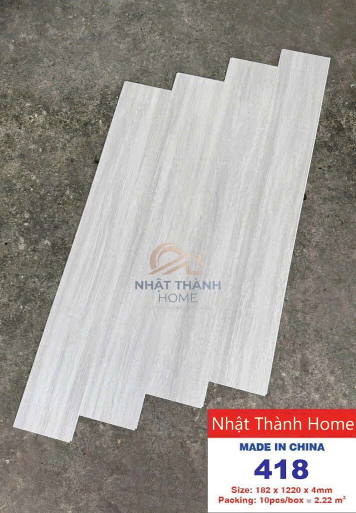 Sàn hèm khóa 418 — Gỗ xám trắng