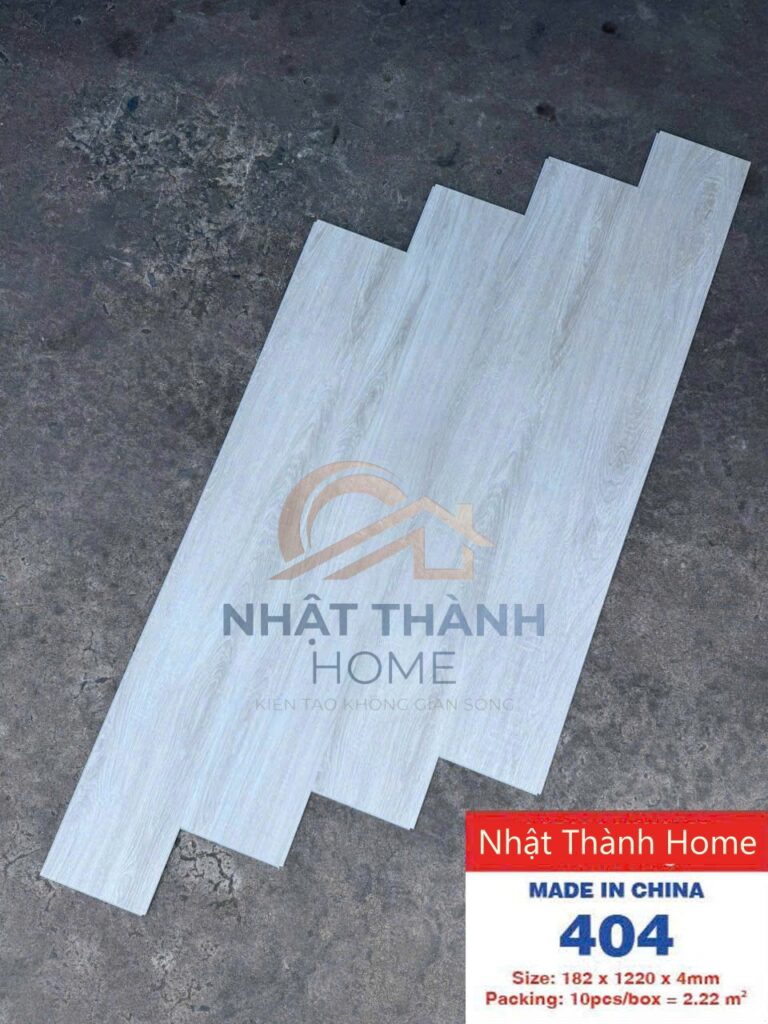 Sàn hèm khóa 404 — Gỗ xám sáng