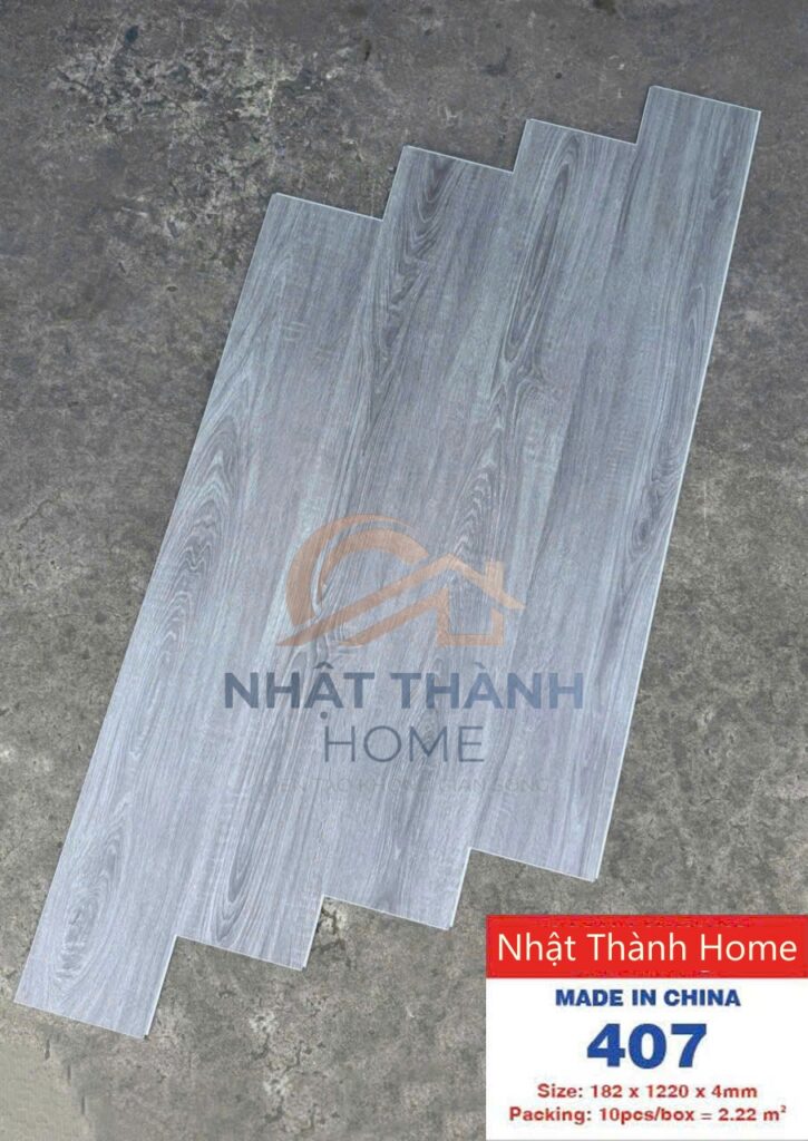 Sàn hèm khóa 407 — Gỗ xám
