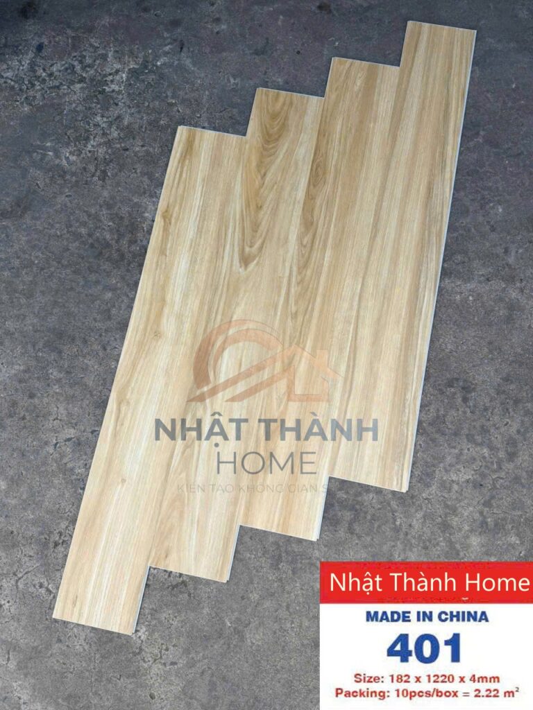 Sàn hèm khóa 401 — Sồi vàng sáng