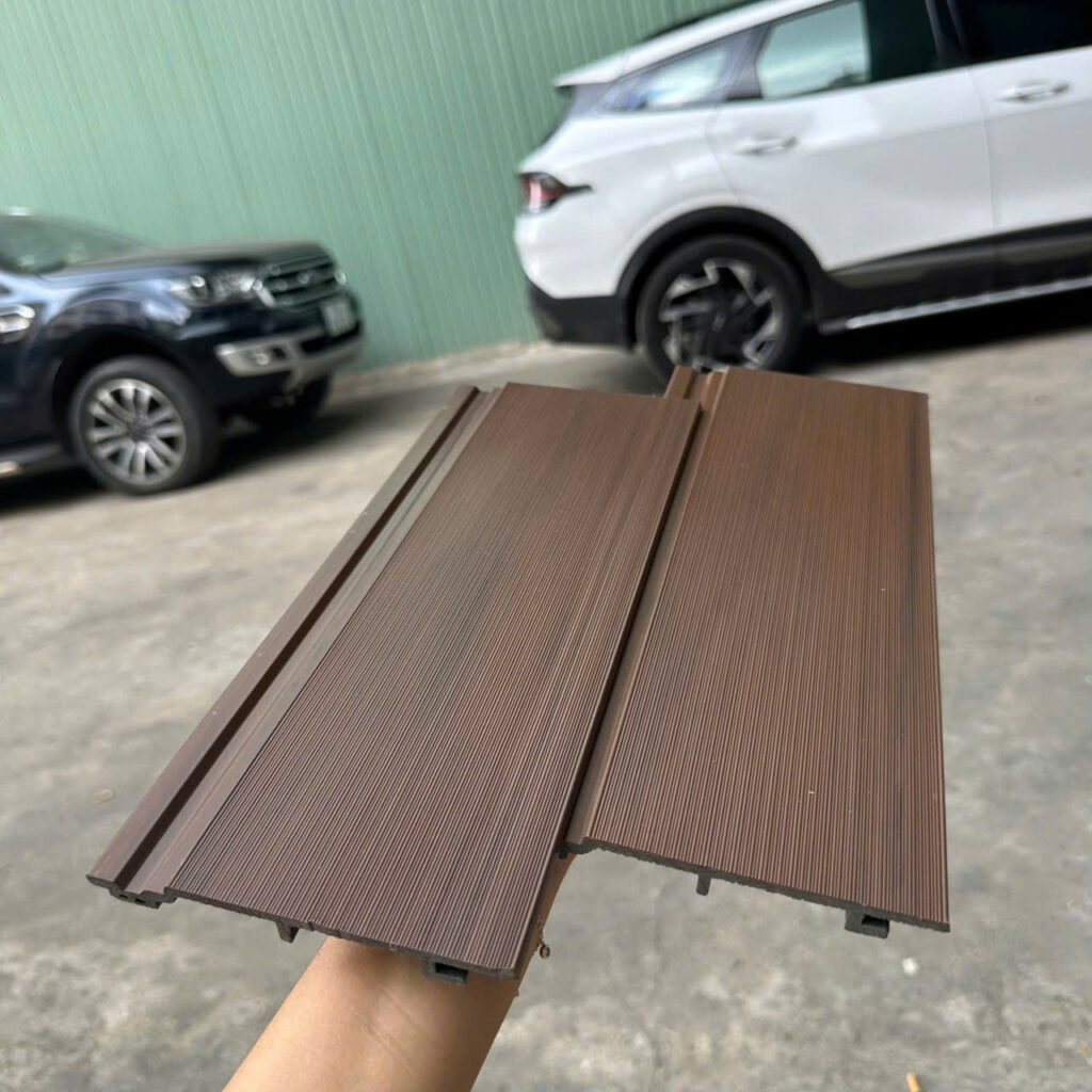 Ốp 1 sóng ASA 100×16×2900 mm tông Cafe — Nhật Thành Home