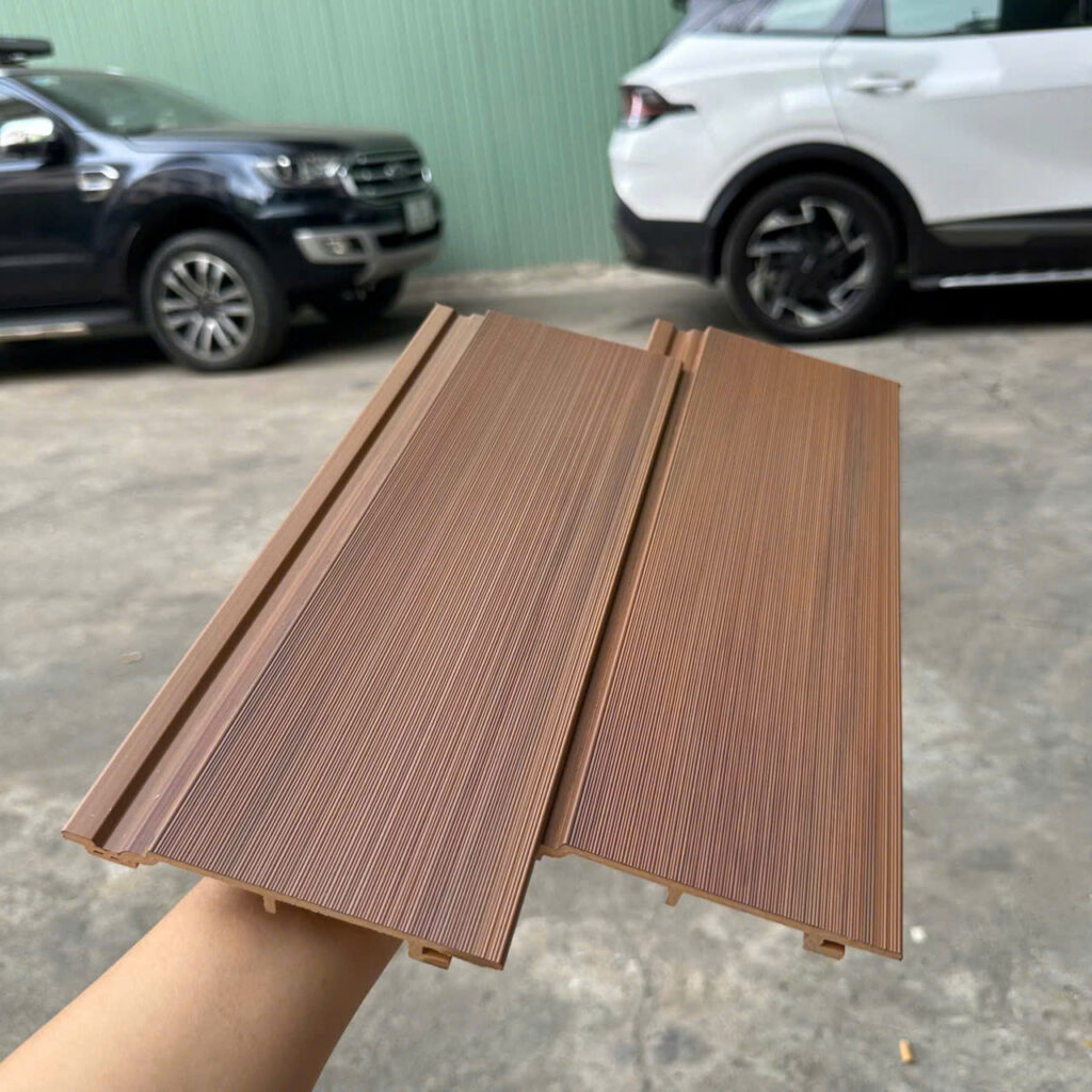Ốp 1 sóng ASA 100×16×2900 mm tông Nâu gỗ — Nhật Thành Home