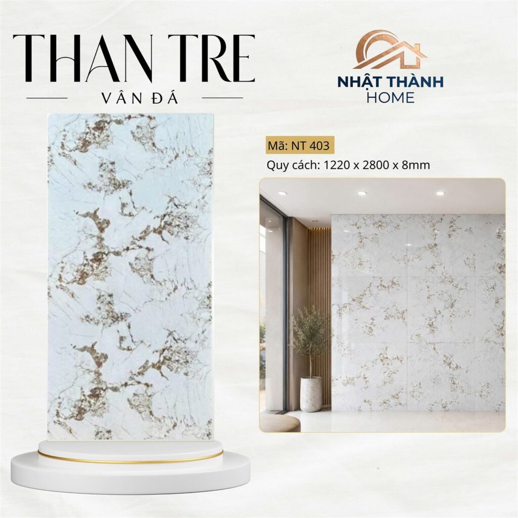 Tấm ốp than tre vân đá NT403
