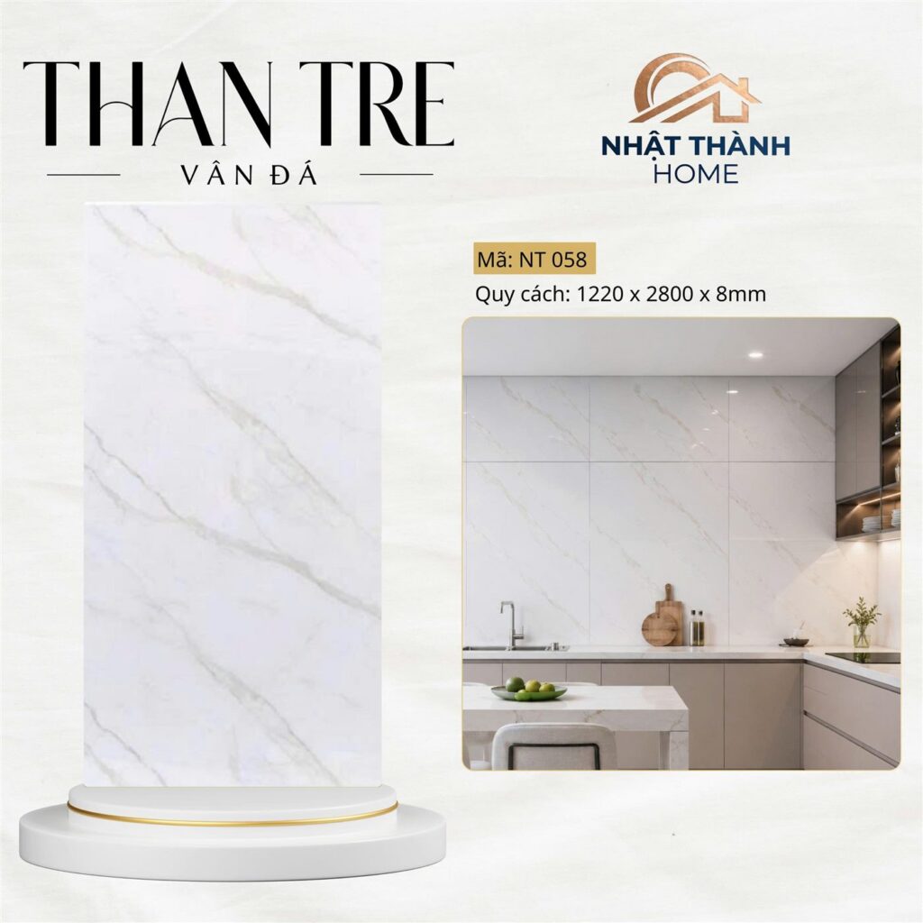 Tấm ốp than tre vân đá NT058
