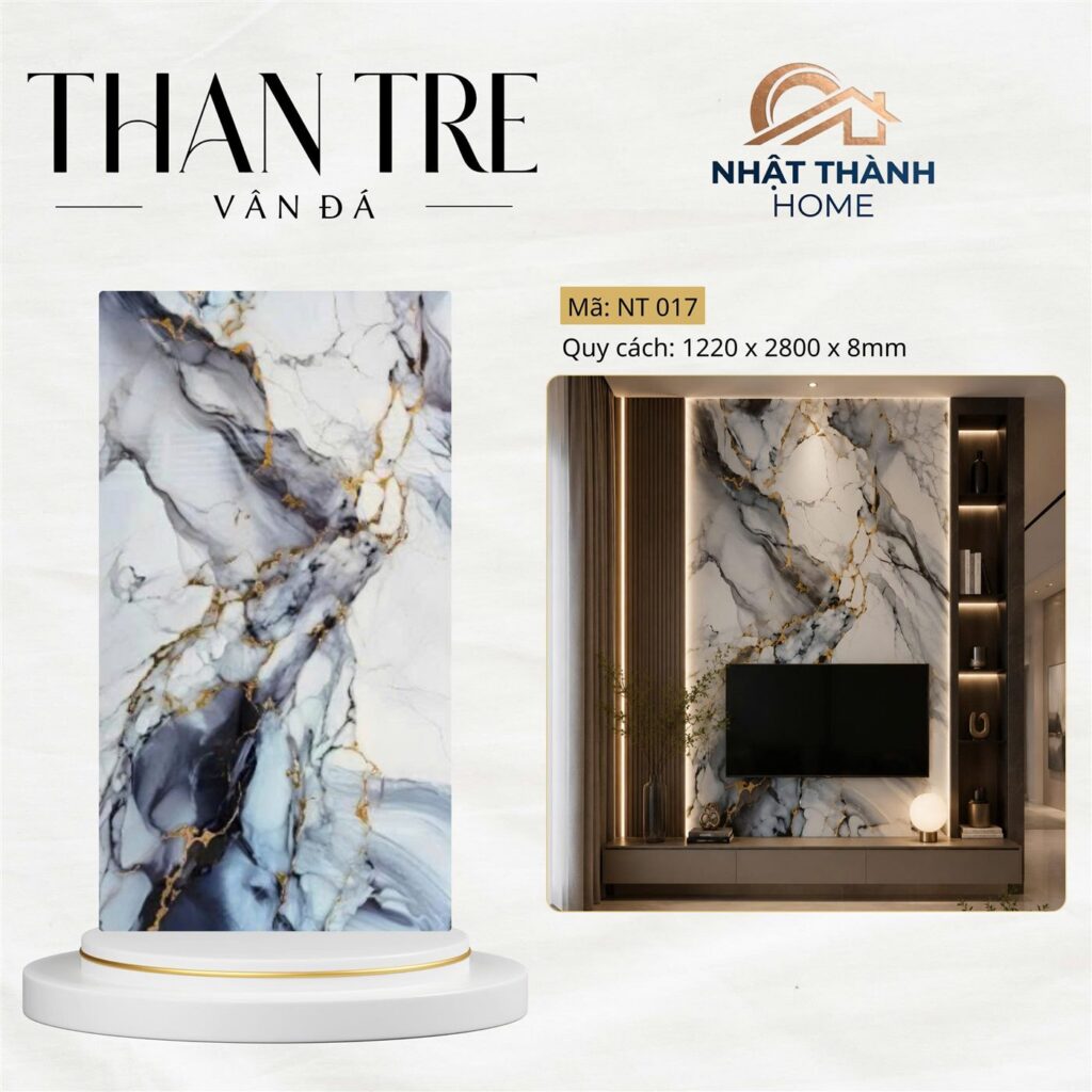 Tấm ốp than tre vân đá NT017