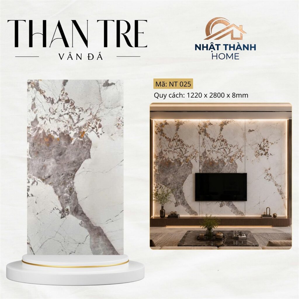 Tấm ốp than tre vân đá NT025
