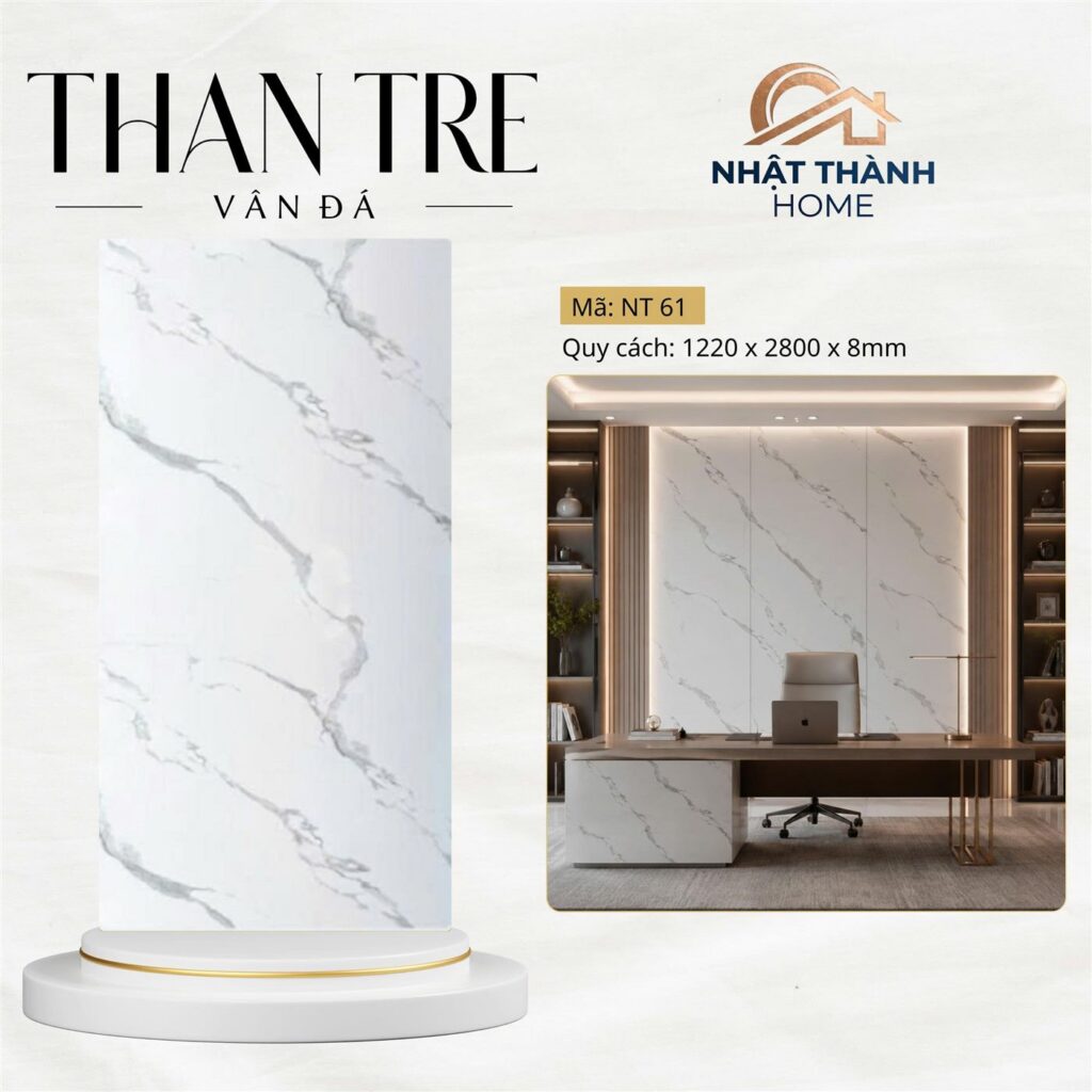 Tấm ốp than tre vân đá NT61