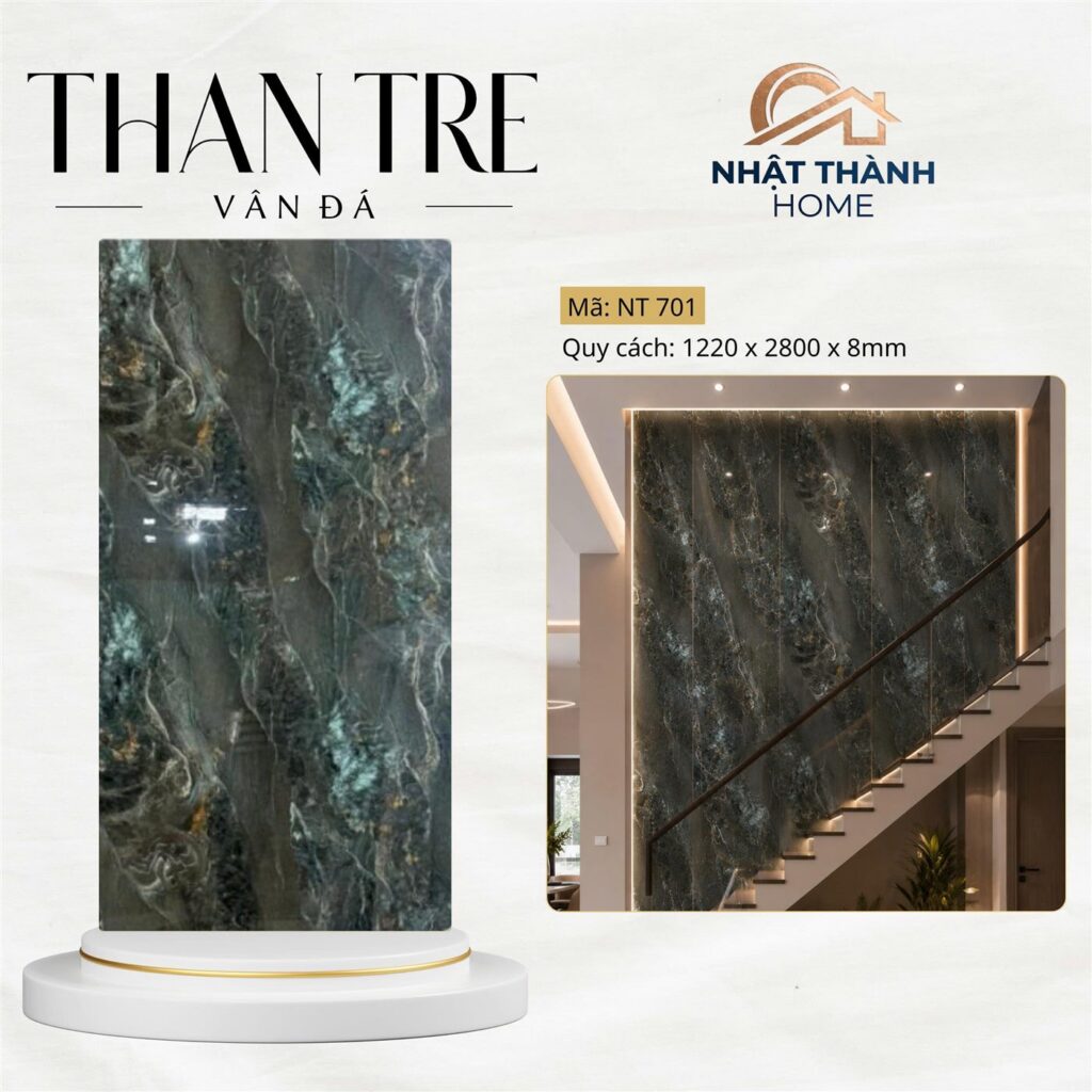 Tấm ốp than tre vân đá NT701