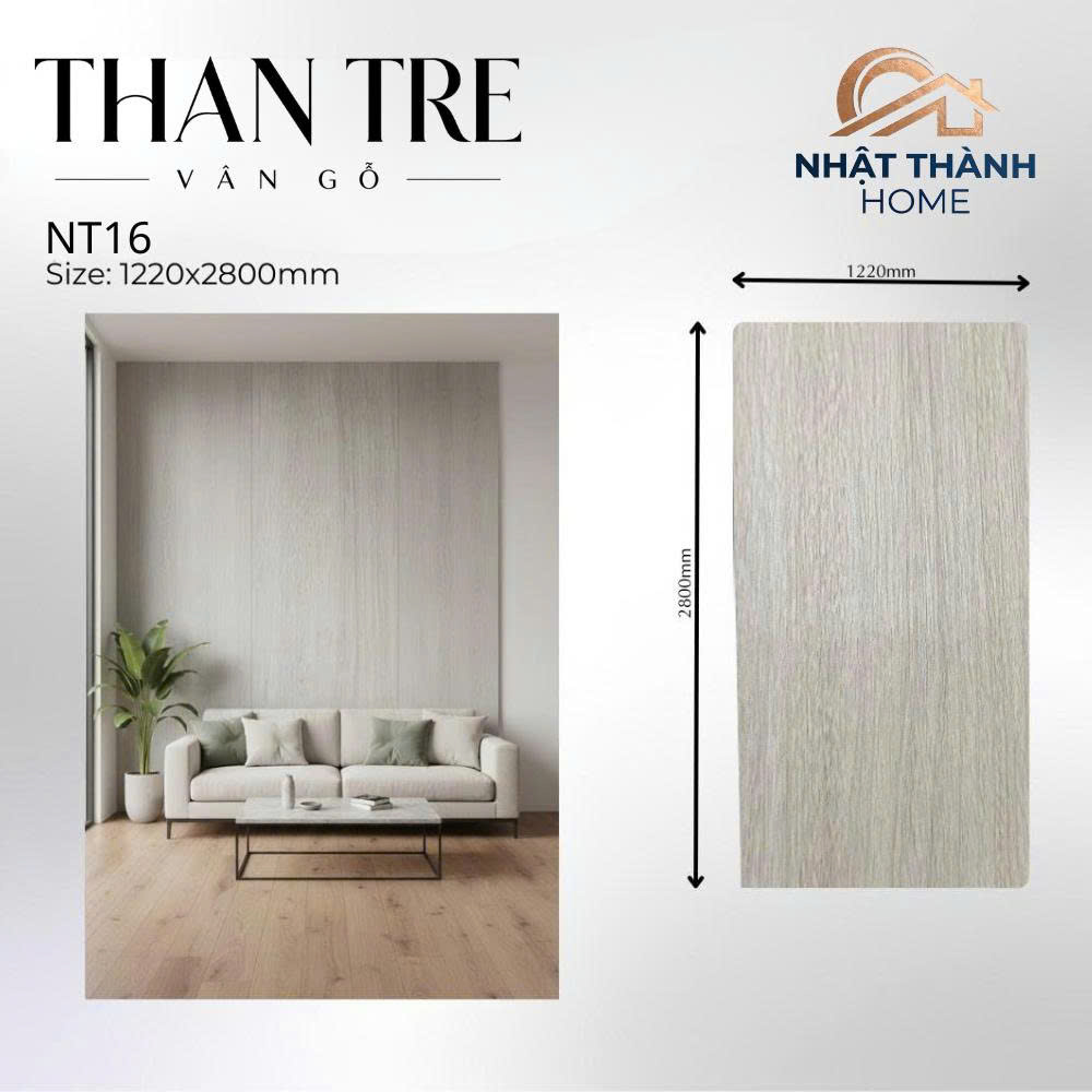 Tấm ốp than tre vân gỗ NT16