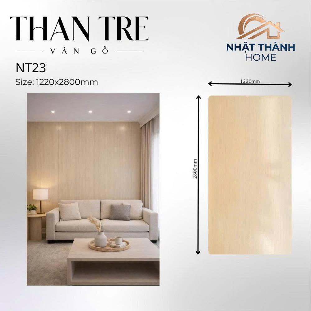Tấm ốp than tre vân gỗ NT23