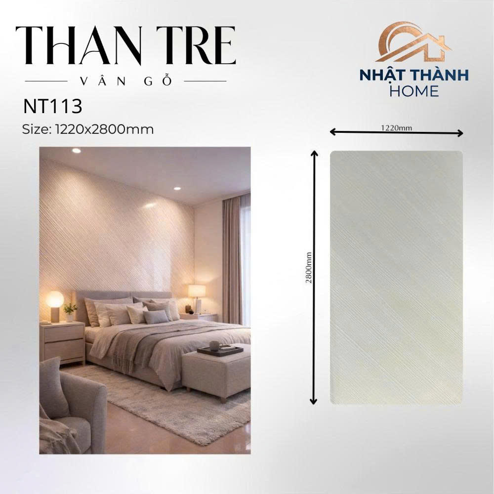 Tấm ốp than tre vân gỗ NT113