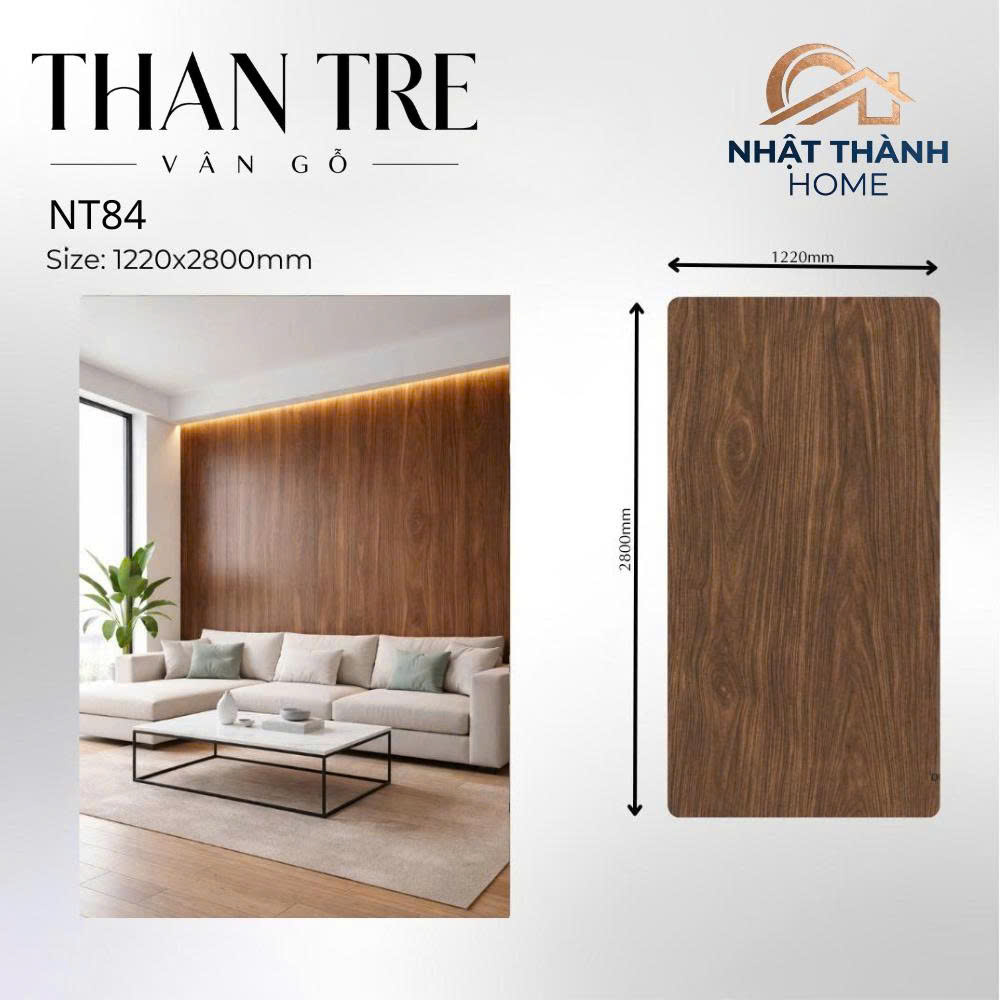 Tấm ốp than tre vân gỗ NT84