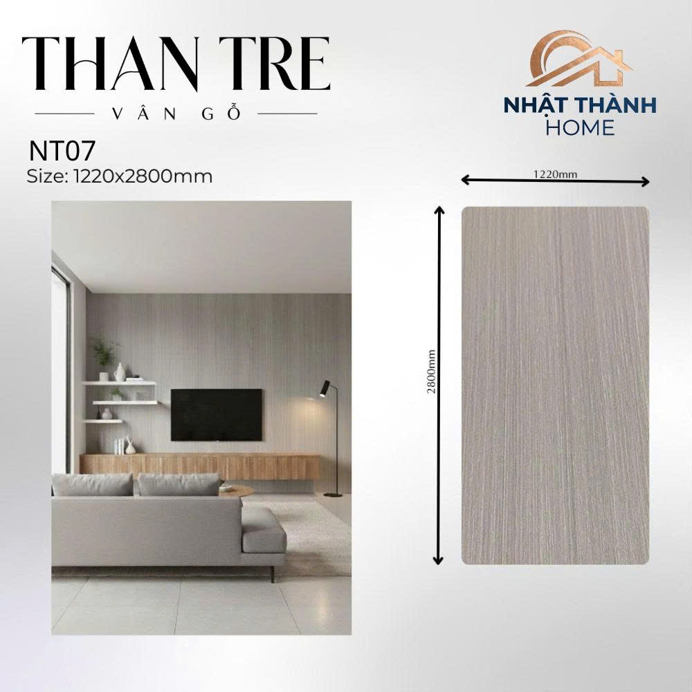 Tấm ốp than tre vân gỗ NT07