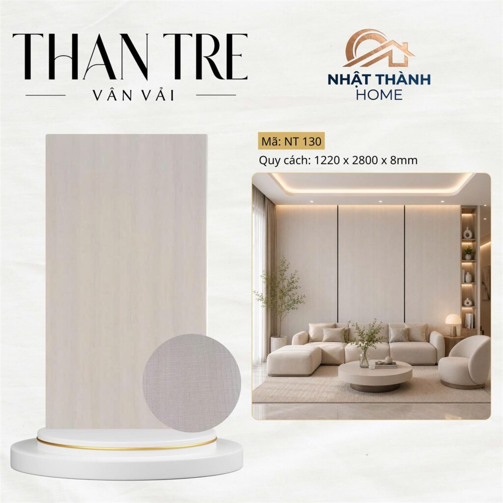 Tấm ốp than tre vân vải NT130