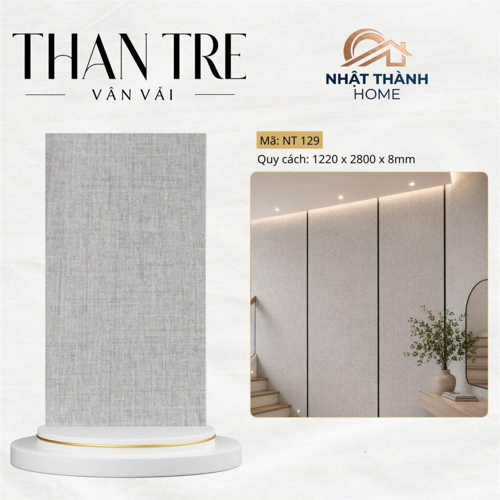 Tấm ốp than tre vân vải NT129
