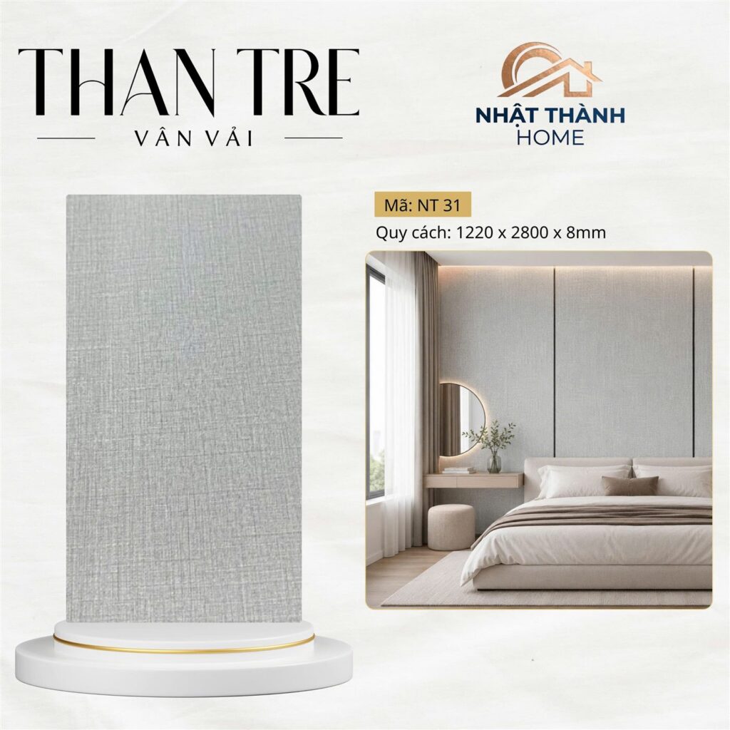 Tấm ốp than tre vân vải NT31