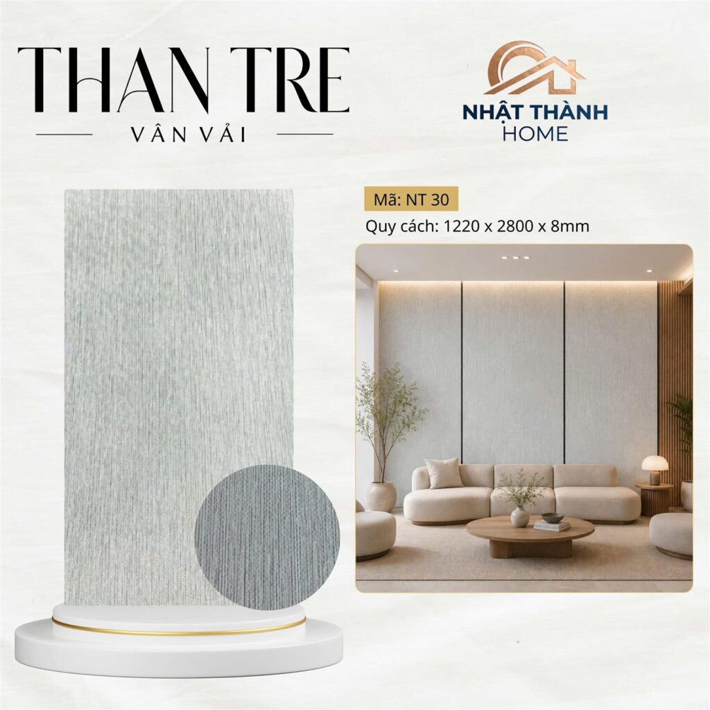 Tấm ốp than tre vân vải NT30