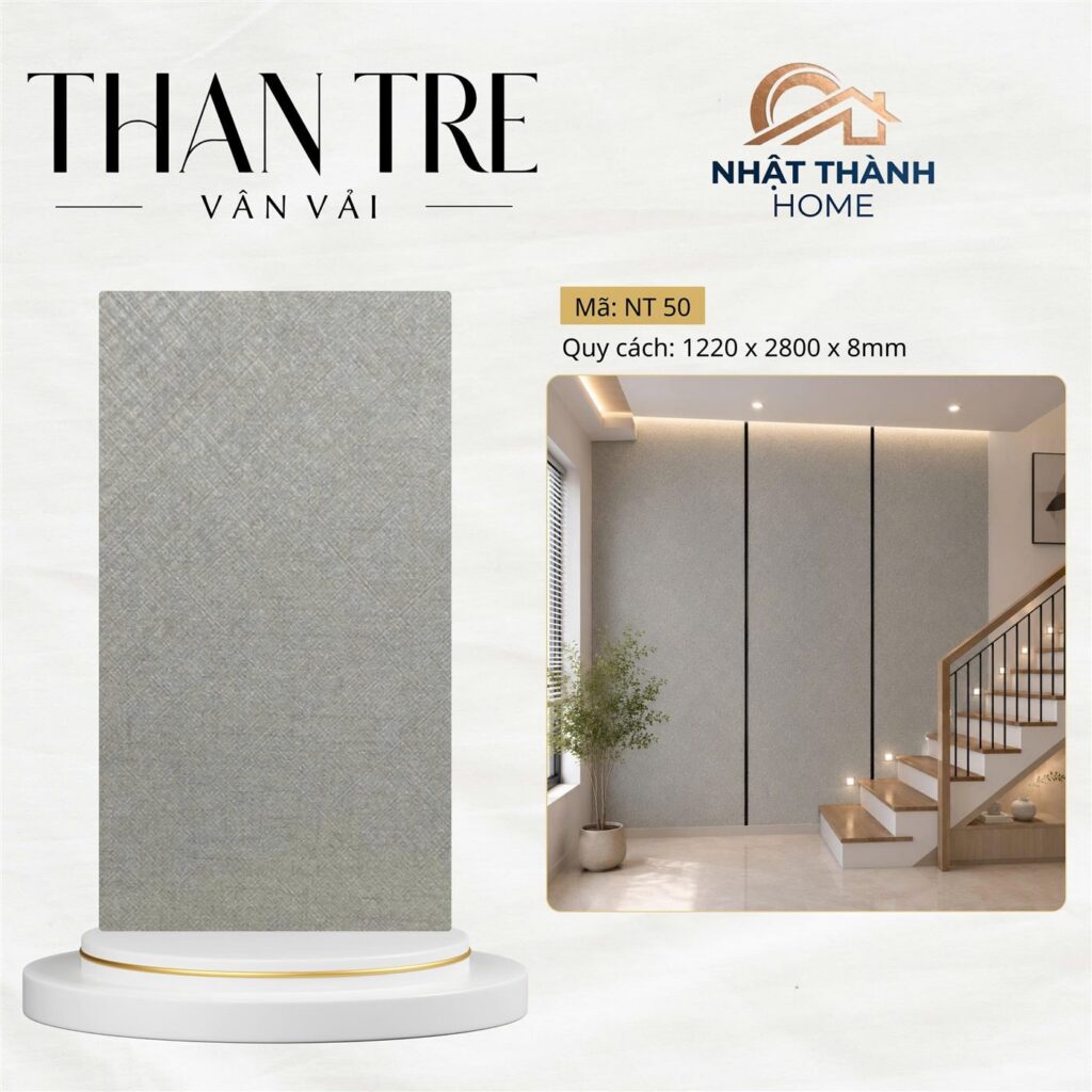 Tấm ốp than tre vân vải NT50